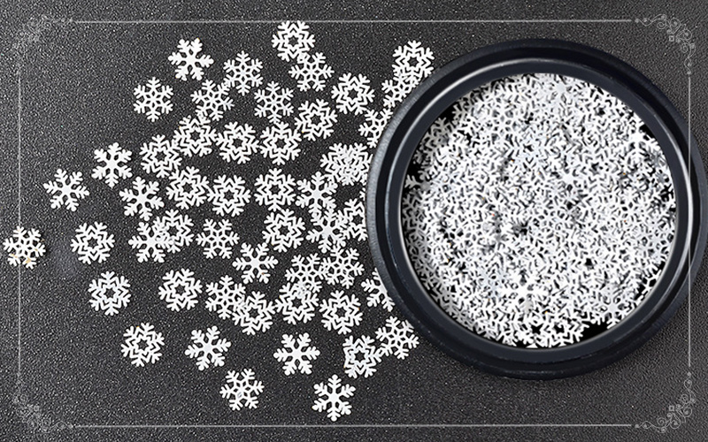  Amuseable flake Little 雪の結晶 樹脂粘土】冬の下準備⛄️小さな雪の結晶を作る / Make small