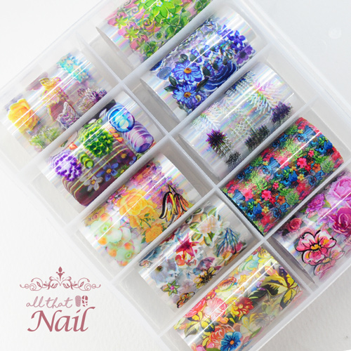 フラワーネイルホイルセット