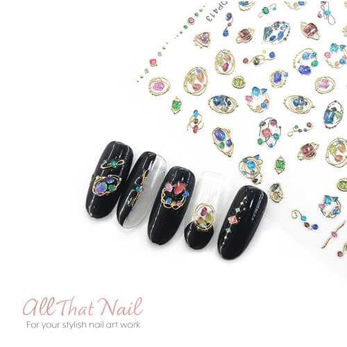 3D ギャラクシーネイルシール