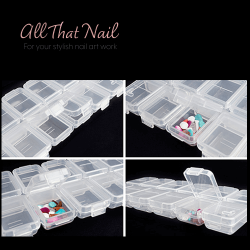 ネイル収納] パーツケース_12マス_A