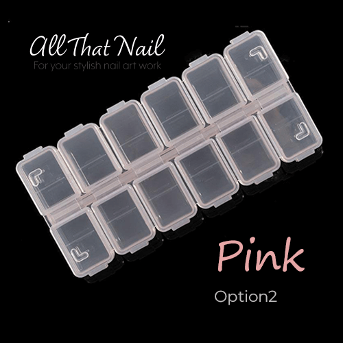 ネイル収納] パーツケース_12マス_A
