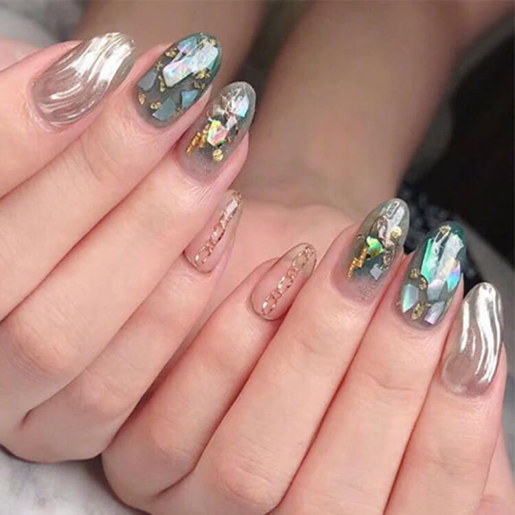 【最終値下げ】 エノイインク 12本セット ニュアンスネイル 宝石のようなきらめきを閉じ込めて✧˚ニュアンスネイルに最適な