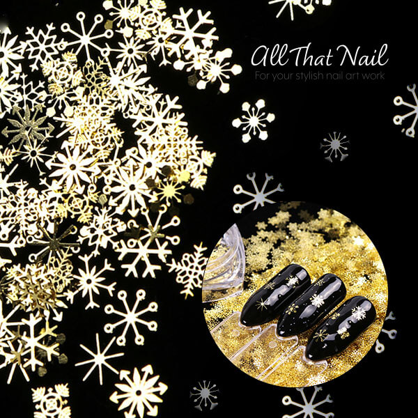 雪結晶フレークパーツ 